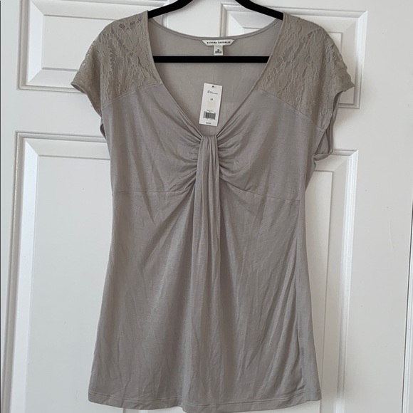 Banana Republic Tops - NWT BANANA REPUBLIC blouse - lace & fun neckline